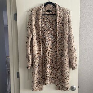 Alia Speckled Cream Cardigan